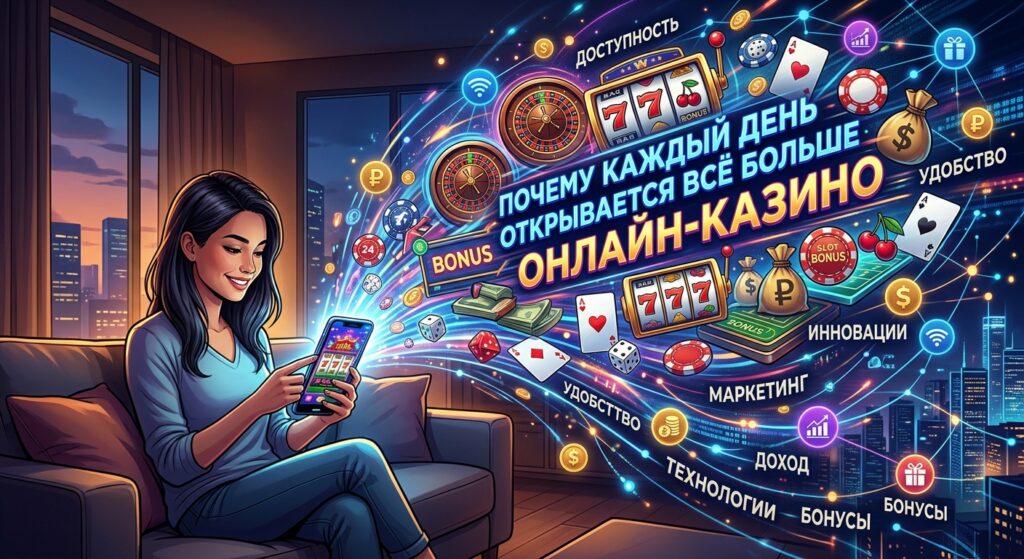 каждый день открывается онлайн казино